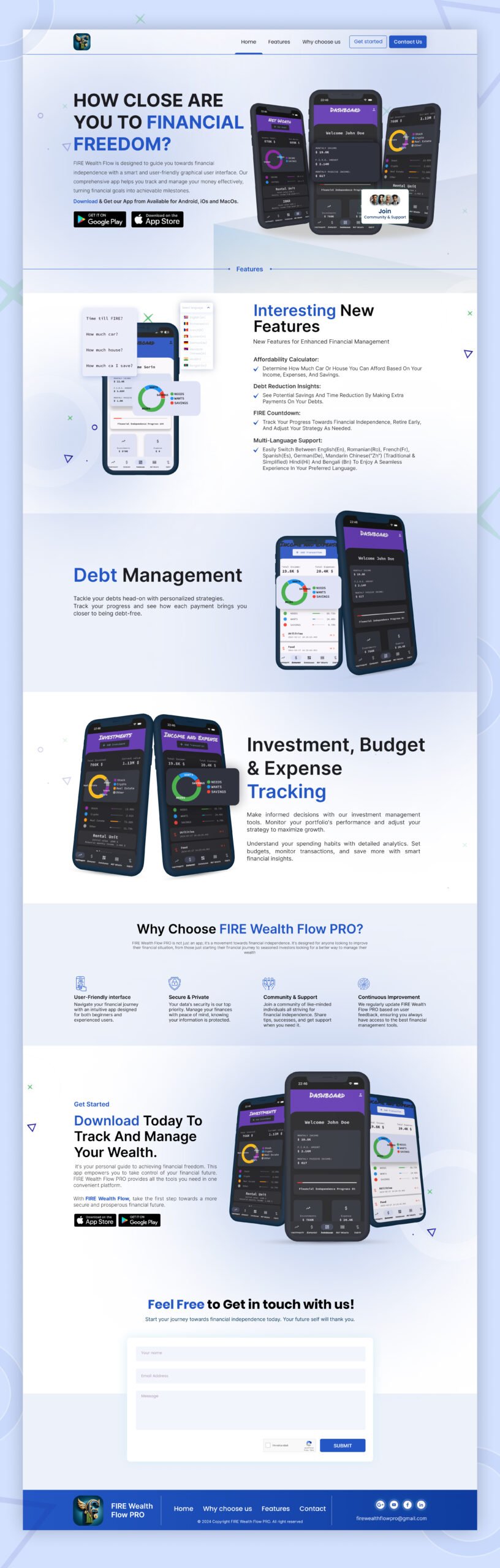 Landing Page UI UX Design